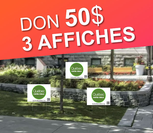 Don 50$ = 3 affiches